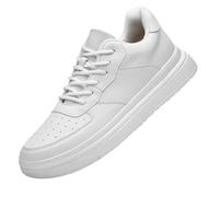 Tallure Sneakers Women Men, 1.6/2.4/3.1/3.9in Height Invisible Increase Sneakers, Arch Support Lightweight Breathable Athletic Shoes (White -1.6",44 EU)