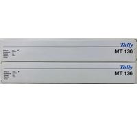 TALLY 044703 044 703 Original Black Ribbon For TALLY MT136 (X 2 Pieces)