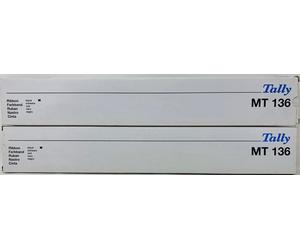 TALLY 044703 044 703 Original Black Ribbon For TALLY MT136 (X 2 Pieces)