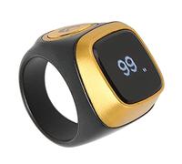 Tally Counter BT 5.1 Compatibility Clicker, Lightweight ABS Material for Muslim Friends, Vibrating Motor Sensor Support APP with Accurate Directions and Prayer Time Reminders