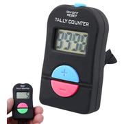 Tally Counter - Numeric Clicker Counter, Digital Electronic Manual Portable 5 Per Second, Digital Numeric Clicker with Lanyard, Portable ABS Clickker Counters, Add and Subtract Person