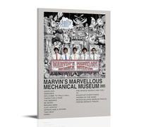Tally Hall Marvin's Marvelous Mechanical Museum Poster Art Decorative Painting Gifts Moisture-Proof Fade Resistant Art Gifts Waterproof Fouling Home Store Decoration08x12inch(20x30cm) Frame-style