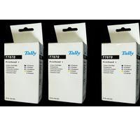 TALLY T7070 3x CMYK HEAD + INK CARTS ID 044 693 = BCI-21BK & BCI-21C GENUINE x 3