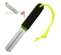 talNite Precision V-Groove Dart Sharpener - Compact, Slim Design for Optimal Steeltip Dart Maintenance, Rapid Sharpening Tool for Reduced Bounce Outs (Yellow)