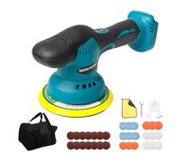TALOEYH - Cordless Car Buffer Polisher for Makita 18V Battery, 8 Variable Speed Car Polisher, 6 Inch Portable Orbital Buffer Polisher Kit Car Detailing/Waxing/Polishing (Battery Not Include)