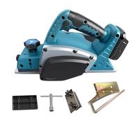 TALOEYH - Cordless Handheld Planer for Makita 18V Battery, 15000RPM Brushless Electric Hand Planer, 3-1/4-Inch Power Wood Planer for Woodworking, Carpenter Home DIY (No Battery)