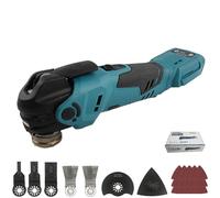 TALOEYH - Cordless Oscillating Tools Compatible with Makita 18V, 8000-22000 OPM Electric Corded Multi Tool, 5 Variable Speeds, 4°Oscillation Angle with 23pcs Accessories for Cutting, Sanding, Scraping