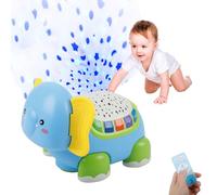 TALOEYH - Crawling Elephant Toy, Baby Toys 6 to 18 Months, Girls Boys Baby Sensory Toys for 1 2 Years Boys Girls, Infant Toddlers Stacking Sensory Toys, Electronics Pet Toys Toys, Babies Musical Gifts