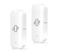 TALOEYH - Door Window Sensor, WiFi Door Alarm System, Wireless Infrared Movement Detector for Tuya for Smart WiFi Vibration Sensor for Smart Life App Remote Control (Pack of 2) - White