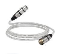 talomen XLR 2 m - Balanced Audio Cable 3-Pin Male-Female for Microphone, Mixer & Audio Interface - Professional Studio & Stage Microphone Lead for Recording, Podcast & Live Sound
