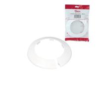 Talon 110mm Soil Pipe Collar - Snap-On Cover for Soil & Vent Pipes | Neat Finish for Floor & Wall Entry Points | Low-Profile Slimline Fit | White, Black, Grey or Chrome | Project DIY (White)