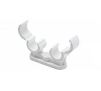 Talon 15mm Quick Lock Double Hinged Snap Over Pipe Clip 50 Per Box - 250
