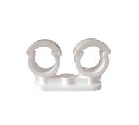 Talon 22mm Quick Lock Double Hinged Snap Over Pipe Clip 50 Per Box - 250