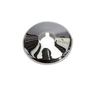 Talon - Click in Pipe Collar - Chrome - 22mm - Pack of 10 - Clicks Into Place - High Grade Polypropylene - for Home Improvement, Plumbing, Pipe Installation
