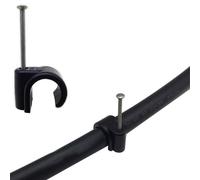 Talon - Nail-in Clip Black - For 13mm Supply Pipe (25)