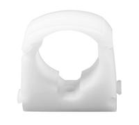 Talon Natural Plastic Hinge Clip Hinged Clips (Dia)22mm, Pack Of 5