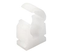 TALON Pipe Clips for 15mm and 22mm Copper or Plastic (50, 15mm Single Pipe) - White