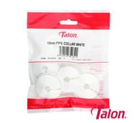 Talon Pipe Collar - White - Pc10 Bag 10 TALPC1010