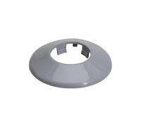 Talon Radiator Pipe Collar - Snap-On Cover Ring for Floor & Wall Pipes | Clean, Tidy Finish | Plastic Pipe Surround | Project DIY - 35mm & 42mm Sizes (Grey, 35mm)