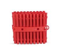 Talon Red 5-5.5mm Wall Rawl Plugs Plastic Fixing Plug Euro Slot X1000 Trade Pack