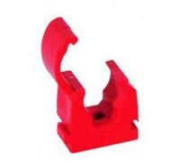 Talon Red Single Hinge Pipe Clip 15mm (Box Of 100)