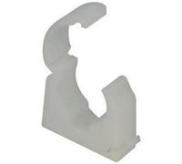 Talon TALTS22 Single Hinged Clip - White - Ts22 22Mm Bag 100