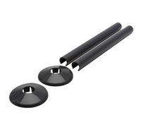 Talon Snappit Anthracite Grey Pipe Sleeve (Dia)15mm, Set Of 2