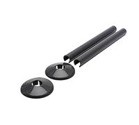 Talon - Snappit - Black - Clicks Into Place - Covering Pipework - Home Improvement, Plumbing, Pipe Installation - Tool Set Essentials - UV Stabilized - Made with UPVC
