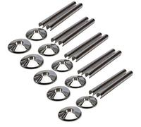 Talon Snappit Radiator Pipe Covers And Collars 200mm Chrome Acsnc K2 X5