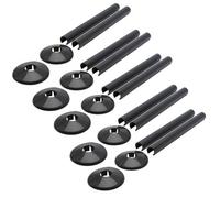 Talon Snappit Radiator Pipe Covers & Collars 200mm Anthracite Grey Acsna/k2 X5