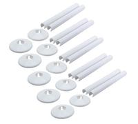 Talon Snappit Radiator Pipe Covers & Collars 200mm White Acsnw/k2 X5