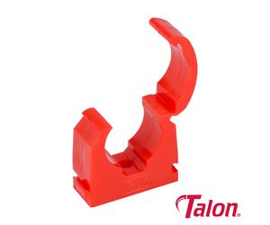 Talon TALTS22RED Single Hinged Id Clip - Red - Ts22Red 22Mm Bag 100