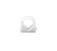 Talon TS10 Single Hinged Pipe Clip, White, 10 mm, Set of 100 Pieces