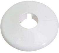 Talon White Plastic Pipe Cover 10mm - Pack Of 2