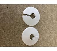 Talon White Radiator Radiator Pipe Collars x 2 15mm Hole