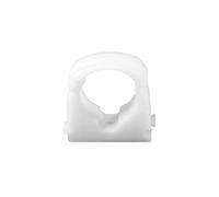 Talon Wrap Over Hinged White Pipe Cable Clip 15 mm Multiple Quantities (50)
