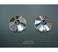 TALON x 2 Chrome 15mm Pipe Cover/Collar/Rad ring