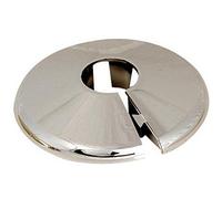 Talon x 2 Chrome 18mm Pipe Cover/Collar/Rad Ring for 18 mm Pipe