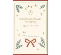 Talonario de Cheques Navideños Zentra - Edición Familiar: 40 cheques emotivos para regalar momentos en familia estas fiestas (Colección Navidad 2025 | ZENTRA)