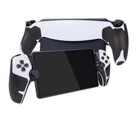 TALONGAMES Controller Grips Compatible with PlayStation Protal, Anti-Slip, Sweat-Absorbent, Textured Skin kit, for PS5 Controllers Handle Grips, Buttons, Triggers, D-pad (Classic - Black)