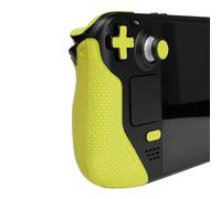 TALONGAMES Controller Grips Compatible with Steam Deck OLED/Steam Deck Controllers, Anti-Slip, Sweat-Absorbent, Textured Skin kit, for Handle Grips, Buttons, Triggers, D-pad (Ultra - Neon)