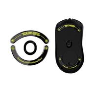 TALONGAMES Curved Edges Ultra Strong Glass Mouse Feet Skates Compatible with Logitech G403 / G603 / G703 Gaming Mouse Feet Replacement,Super Smooth Glide Fast and Durable Sole