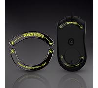 TALONGAMES Glass Mouse Feet Skates Compatible with Logitech G703 / G603 / G403 Gaming Mouse Feet Replacement, Curved Edges, Ultra Strong Glass, Super Smooth Fast-Glide Sole, Durable