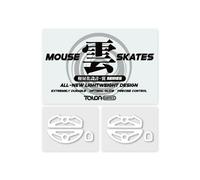 TALONGAMES Mouse Feet Skates for Razer DeathAdder V4 Pro, Ultra-Lightweight, High Durability, Lasting Performance, Low Noise, Curved Edge, High Speed