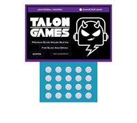 TALONGAMES Super Smooth Rounded Curved Edges Mouse Feet Skates for Universal 20Pcs (Universal 6mm, Grey)