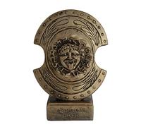 Talos Artifacts King Achilles Shield Sculpture with Bronze Effect Greek Hero of Trojan war Homer