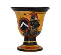 Talos Artifacts Pythagoras Cup - Pythagorean fair Cup - Spartan King Leonidas Hand Painted on Outside