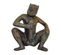Talos Artifacts Satyr Sitting Bronze Sculpture Statue Ancient Mythic Creature - Dionysus Satiros