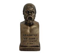 Talos Artifacts Socrates Bust Bronze Color Effect Western Philosophy - Plato Aristotle Students
