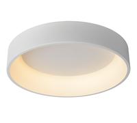 Lucide Talowe 60 Halo LED Flush Ceiling Fitting In White Finish